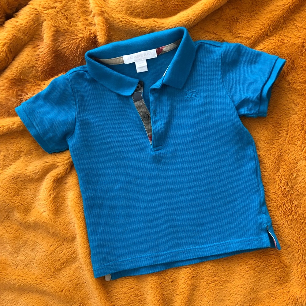 Burberry kids polo tee-shirt